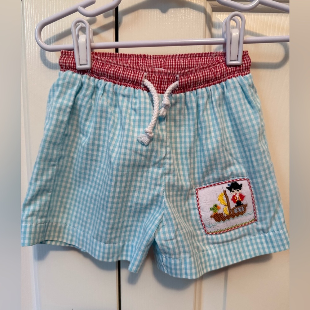 Cukees Boys Smocked Swim Trunks